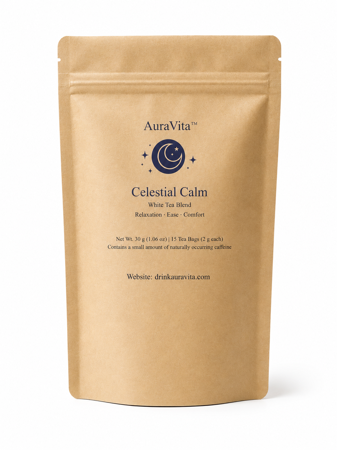 Celestial Calm — Herbal White Tea Blend